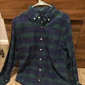 Plaid Oxford style button down